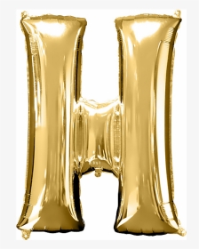 Gold Balloon H, HD Png Download, Transparent PNG