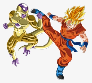 Goku Super Saiyan Vs Golden Frieza, HD Png Download, Transparent PNG