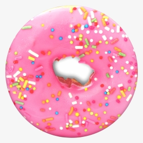 Pink Donut Popsockets Popgrip - Pink Donut Popsocket, HD Png Download, Transparent PNG