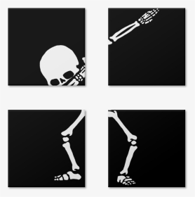 Magneto Dab Skull De Chrone Designsna - Funny Skull, HD Png Download, Transparent PNG