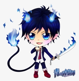 Rin Blue Exorcist Chibi, HD Png Download, Transparent PNG