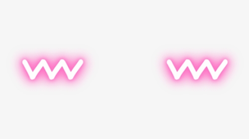 #neon #light #blush #neonblush #pink #cute - Circle, HD Png Download, Transparent PNG