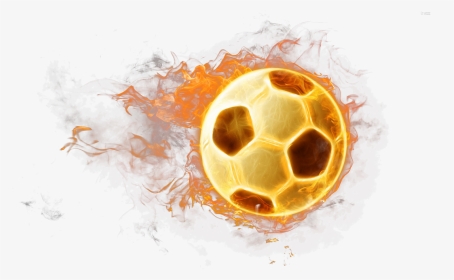 Transparent Flaming Soccer Ball, HD Png Download, Transparent PNG