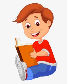 Reading Book Cartoon Png , Transparent Cartoons - Reading Clipart, Png Download, Transparent PNG