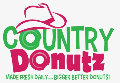 Country Donutz Logo - Country Donuts Salisbury Nc, HD Png Download, Transparent PNG