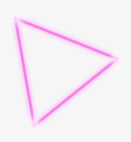 #freetoedit #neon #triangle #pink #glow #frame #border - Fdj, HD Png Download, Transparent PNG