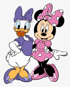 Cartoon Minnie Mouse And Daisy, HD Png Download, Transparent PNG