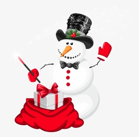 Christmas Clipart Funny Png Transparent Stock Christmas - Snowman Christmas Clipart Png, Png Download, Transparent PNG