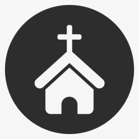 Church Icon White Png, Transparent Png, Transparent PNG