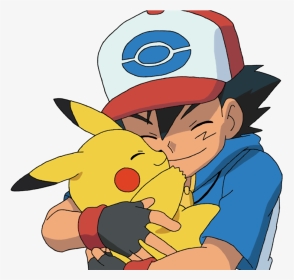 Ash And Pikachu 3 By Yodapee - Cute Pikachu With Ash, HD Png Download, Transparent PNG