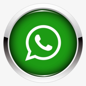 Whatsapp Icon Button Png Image Free Download Searchpng - Blue Whatsapp Icon Png, Transparent Png, Transparent PNG