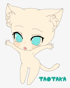 Taotaka Chibi Kawaii Base - Domestic Short-haired Cat, HD Png Download, Transparent PNG