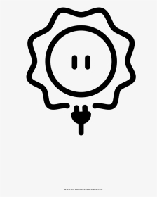 Solar Power Coloring Page, HD Png Download, Transparent PNG