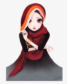 Hijab Anime Hijaber Cartoons - Islamic Clipart Muslimah Cartoon, HD Png  Download , Transparent Png Image - PNGitem