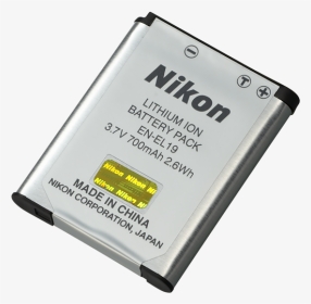 Nikon En-el19 Rechargeable Battery, Camera Batteries - Nikon Coolpix A100 Battery, HD Png Download, Transparent PNG