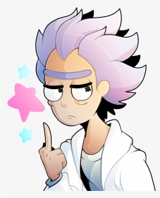 Picture Royalty Free Stock Rick Drawing Sanchez - Cartoon, HD Png Download, Transparent PNG