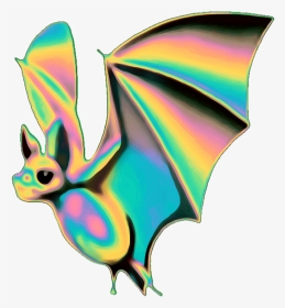 #bat #emoji #holo #holographic #holo #iridescent #holographic - Illustration, HD Png Download, Transparent PNG