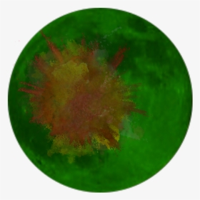 #color #smash #splash #earth #green # Smoke - Circle, HD Png Download, Transparent PNG