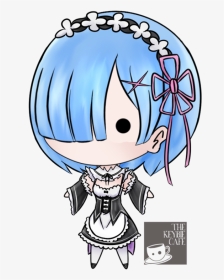 Rem Chibi Transparent, HD Png Download, Transparent PNG