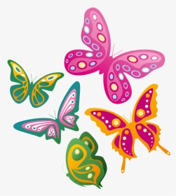 Mariposas Animadas De Colores, HD Png Download, Transparent PNG