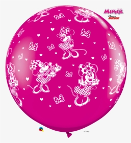 Disney Minnie Mouse A Round - Globos Bubble Disney, HD Png Download, Transparent PNG