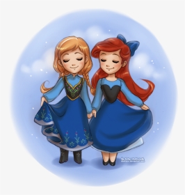 Anna And Ariel Disney, HD Png Download, Transparent PNG