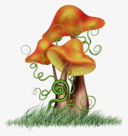 Fantasy Mushrooms Png, Transparent Png, Transparent PNG