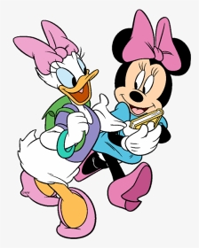 Minnie And Daisy Coloring Pages, HD Png Download, Transparent PNG
