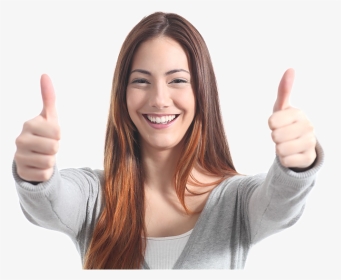 Woman With Thumbs Up, HD Png Download, Transparent PNG