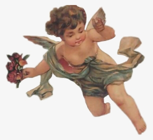 #angel #vintage #painting #victorian #sticker - Angel Aesthetic Tumblr Png, Transparent Png, Transparent PNG