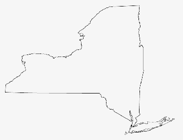19 Vector State New York Huge Freebie Download For - New York Outline Transparent, HD Png Download, Transparent PNG