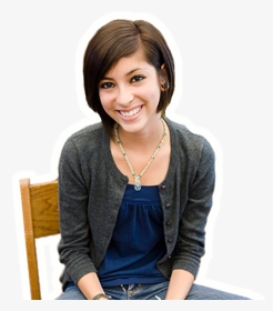 Girl Sitting In Chair And Smiling - Png Sitting On Chair Girls, Transparent Png, Transparent PNG