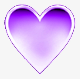 #heart #purple #emoji #japan #neon #love #lovely #ハート - Heart, HD Png Download, Transparent PNG
