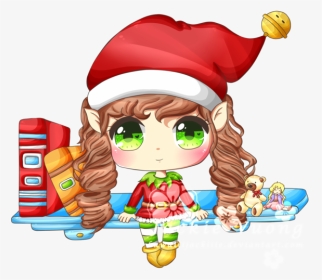 Elf Clipart Chibi, Elf Chibi Transparent Free For Download - Draw A Elf On The Shelf, HD Png Download, Transparent PNG