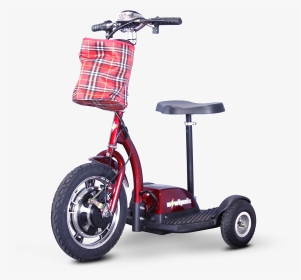 Ewheels Ew-18 Stand/ride Scooter With Folding Tiller - Adult Sit On Scooter, HD Png Download, Transparent PNG