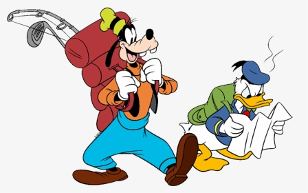 Goofy And Donald Duck Camping, HD Png Download, Transparent PNG