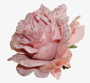 Flowers, Pastel Grunge, Aesthetic - Pink Glitter Rose Png, Transparent Png, Transparent PNG