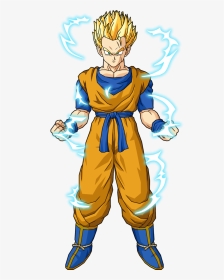 Future Gohan Ssj2 - Goku Fused With Chichi, HD Png Download, Transparent PNG