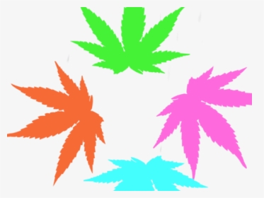 Weed Clipart Rainbow - Transparent Rainbow Weed Leaf Png, Png Download, Transparent PNG