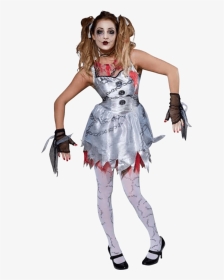 Zombie Doll Halloween Costume, HD Png Download, Transparent PNG