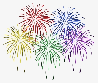 Transparent Cranberry Clipart - New Years Fireworks Clipart, HD Png Download, Transparent PNG