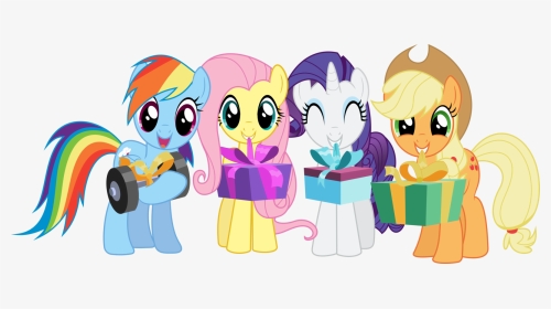 Happy Birthday By Tgolyi On Deviantart - Little Pony Birthday Vector, HD Png Download, Transparent PNG