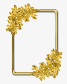 Transparent Golden Frame Clipart - Gold Frame, HD Png Download, Transparent PNG