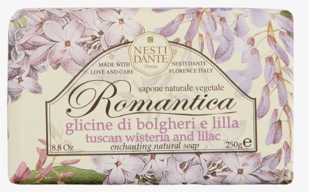 Nesti Dante Tuscan Wisteria And Lilac Natural Soap - Sapun Romantica, HD Png Download, Transparent PNG
