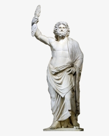 Zeus Statue Png, Transparent Png, Transparent PNG