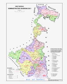 Hd Map Of West Bengal, HD Png Download, Transparent PNG