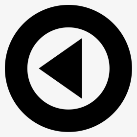 Left Back Arrow In Circular Button - Circle, HD Png Download, Transparent PNG