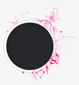 #circle #circles #splash #red #black - Circle, HD Png Download, Transparent PNG