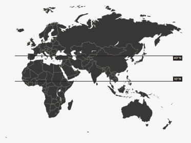 Flat Png World Map, Transparent Png, Transparent PNG