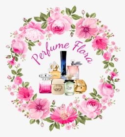 Garden Roses , Png Download - Flower Perfume Logo, Transparent Png, Transparent PNG